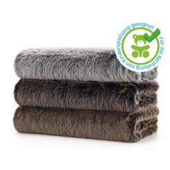 Kullaloo Kunstfell Fluffy Rabbit Dip Dye (Meterware / 12 mm Florlänge / Fantastic Furs / Stoff)