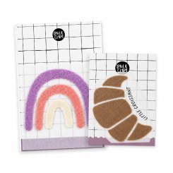 Paul und Clara XL-Teddy-Patch (Iron-On / verchiedene Designs)