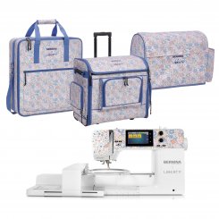 Bernina 580 LIBERTY EDITION Nähmaschine mit Stickmodul und Trolley-Set