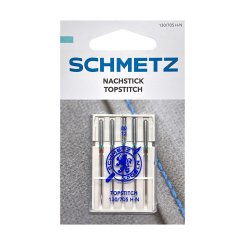 Schmetz Topstich-Sticknadeln Stärke 80/ System 130 N/ 5 Nadeln