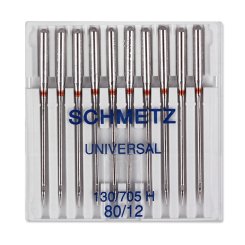 Schmetz Universalnadel Stärke 80/ System 130/705 H/ 10 Nadeln