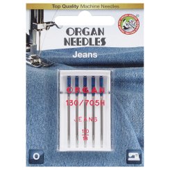 Organ Jeansnadel Stärke 110/ System 130/705H-DE/ 5 Nadeln
