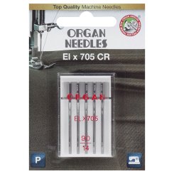 Organ Chromium-Nadel Over-Coverlock Stärke 90/ System ELx705CR/ 5 Nadeln