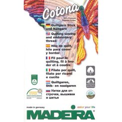 Madeira Farbkarte Cotona (gedruckt)