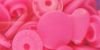 Prym Color Snaps Herzen (12,4 mm /5 Farben) 393 347 - pink