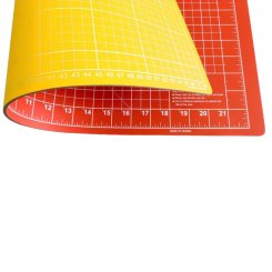 Schneidematte rot-gelb A2 (60 x 45 cm 24 x 18 inch)