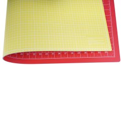 Schneidematte rot-gelb A1 (90 x 60 cm 36 x 24 inch)