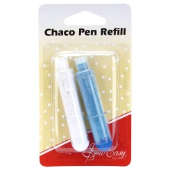 Kreidestift Chaco Pen Nachfüll-Patronen (weiß + blau)