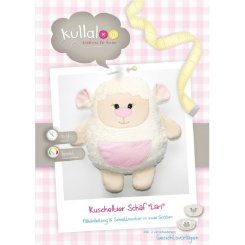 Kullaloo Kuscheltier Schaf LARI 2 versch. Größen und Gesichter (Nähanleitung)