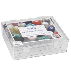 Nähwelt Flach Troja Acryl-Garnbox (gefüllt mit 20 Farben/ 500 m)