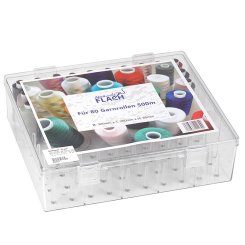 Nähwelt Flach Troja Acryl-Garnbox (gefüllt mit 30 Farben/ 500 m)