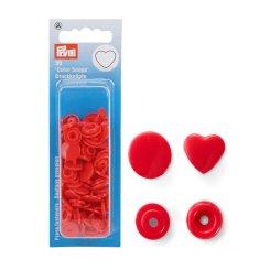 Prym Color Snaps Herzen (12,4 mm / 5 Farben)