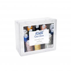 Nähwelt Flach Acryl-Garnbox ungefüllt (für 20 Overlockkonen)