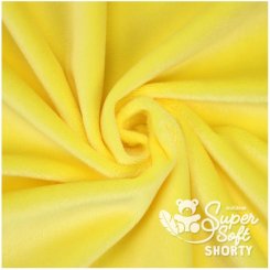 Kullaloo Plüsch Super Soft SHORTY (0,75 m x 1 m, Polyester) 62303 - gelb
