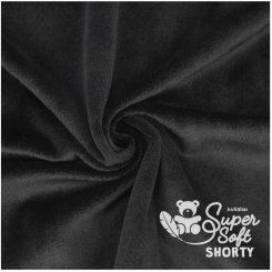 Kullaloo Plüsch Super Soft SHORTY (0,75 m x 1 m, Polyester) 62306 - schwarz