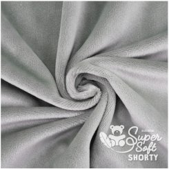 Kullaloo Plüsch Super Soft SHORTY (0,75 m x 1 m, Polyester) 62311 - grau