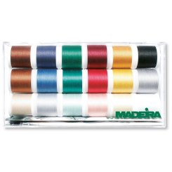 Madeira Cotona No.30 Stickbox (18 Farben/ 200 m)
