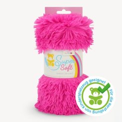 Kullaloo Zottelplüsch Super Soft SHAGGY (Florlänge 20 mm) 62381 - pink