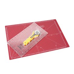 Sew Easy Quilter Set klein A3 (Schneidematte/Lineal/Rollschneider)