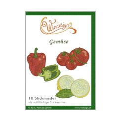Windesign Stickmuster CD Gemüse (10 Stickmuster)