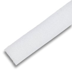 Klettband nur Flauschband weiß (zum Aufnähen/2 cm x 5 m Rolle)