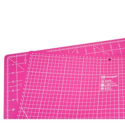 Prym Schneideunterlage (45 x 60 cm/ cm/ inch-Skalierung/ pink)