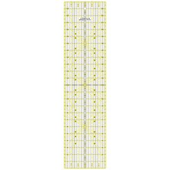 Semplix Patchwork-Quiltlineal (24" x 6"/ 3 mm dick/ gelb)