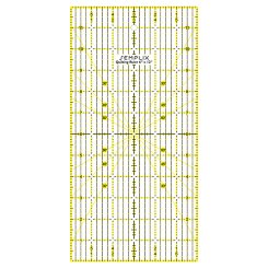 Semplix Patchwork-Quiltlineal (12" x 6"/ 3 mm dick/ gelb)