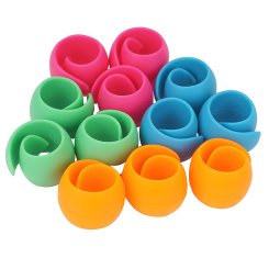 Fadenclips Peels (12 St. bunt)