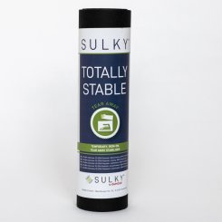 SULKY Totally Stable (25 cm x 10 m/ schwarz/ Stickvlies zum Aufbügeln)