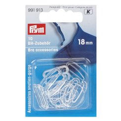 Prym BH-Zubehör Sortiment (18 mm/ transparent/ 10 St.)