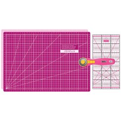 Semplix Schneidematten-Set A3 pink/beere (Matte 45 x 30 cm)