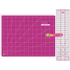 Semplix Schneidematten-Set pink/beere A2 (Matte 60 x 45 cm)