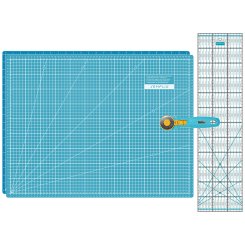 Semplix Schneidematten-Set A2 türkis/petrol (Matte 60 x 45 cm)