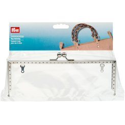 Prym Taschenverschluss Lucia (Metall/ 22,5 x 7,5 cm/ silberfarbig/ 1 St.)