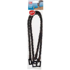 Prym Taschengriffe Isabella (62 cm/ geflochten/ dunkelbraun/ 2 St.)