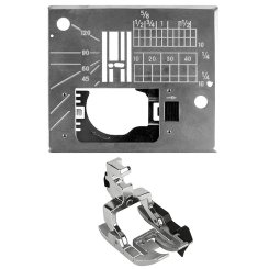 Janome Patchworkfuß und Stichplatte