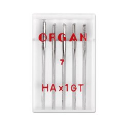 Organ Feine Stoffe Nadel Stärke 55/ System  HAx1GT/ 5 Nadeln