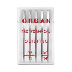 Organ Quilting-Nadel Stärke 75-90/ System 130/705H-QU/ 5 Nadeln
