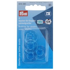 Prym Nähmaschinenspulen für Doppelumlaufgreifer (hellblau/ 4 St.)