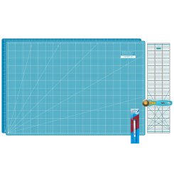 Semplix Schneidematten-Set A1 türkis/ petrol + GRATIS Prym Aqua-Trickmarker