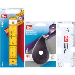 Prym Maßband.- Saummaß-Set (3-tlg.)