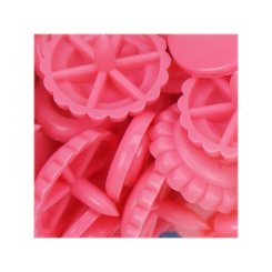 Prym Color Snaps Blumen (13,6 mm/ 5 Farben) 393 447 - pink