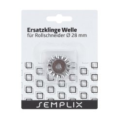 Semplix Ersatzklinge für Rollschneider Mini Wellen (28 mm/ 1 St.)