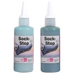 Sock Stop Set Nr.7 hellblau/ dunkelblau - flüssige Latexmilch von Efco
