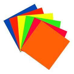 PlottiX PremiumFlock Plotterfolie NEON (30 x 30 cm/ einzeln/ verschiedene Farben)