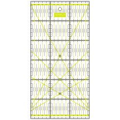 Semplix Patchwork-Quiltlineal (30 x 15 cm/ 2,5 mm dick/ gelb)