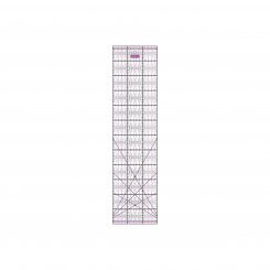 Semplix Patchwork-Quiltlineal (60 x 15 cm/ 2,5 mm dick/ lila)