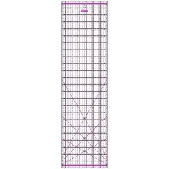 Semplix Patchwork-Quiltlineal (24" x 6,5"/ 2,5 mm dick/ lila)