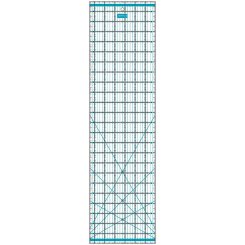Semplix Patchwork-Quiltlineal (24" x 6,5"/ 2,5 mm dick/ türkis)